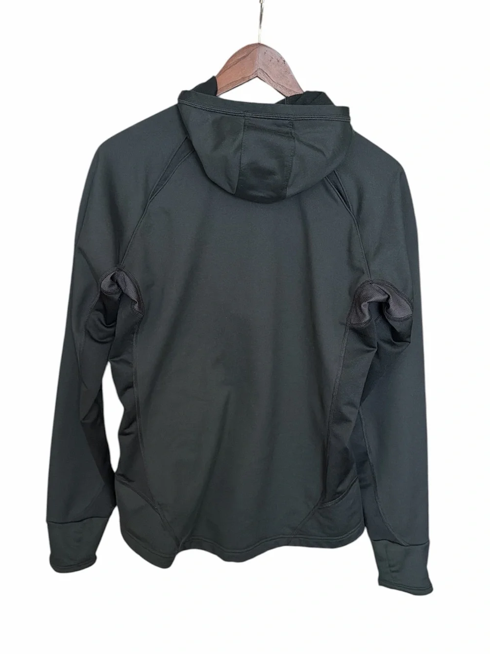 Nike 1/2 zip black pullover hoodie large Athleisure‎ casual fleece lined active